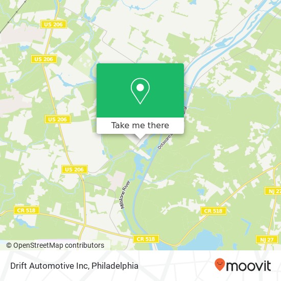 Drift Automotive Inc map