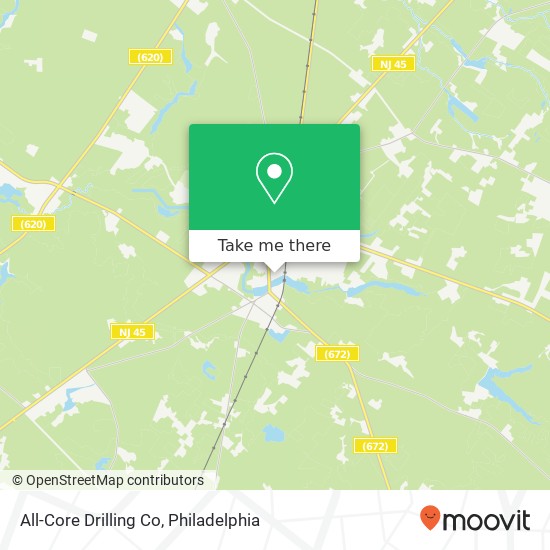 Mapa de All-Core Drilling Co