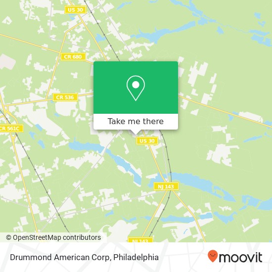 Mapa de Drummond American Corp