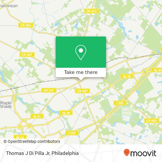 Mapa de Thomas J Di Pilla Jr