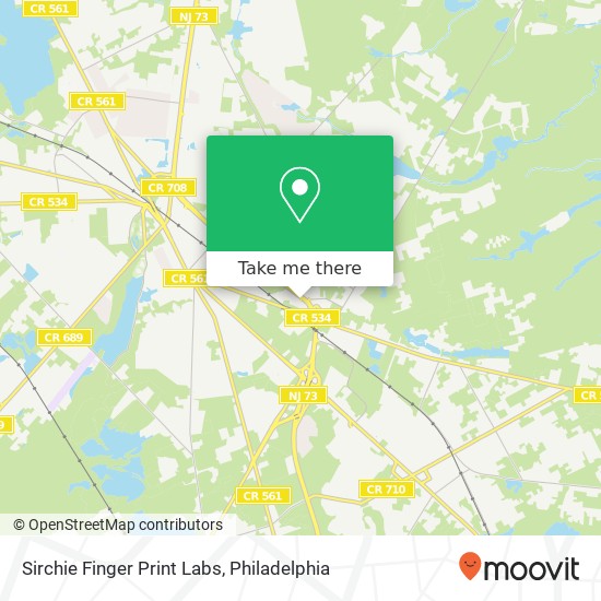 Sirchie Finger Print Labs map