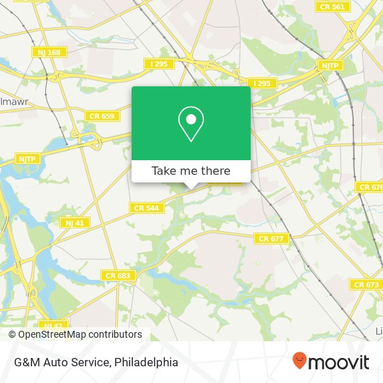 Mapa de G&M Auto Service