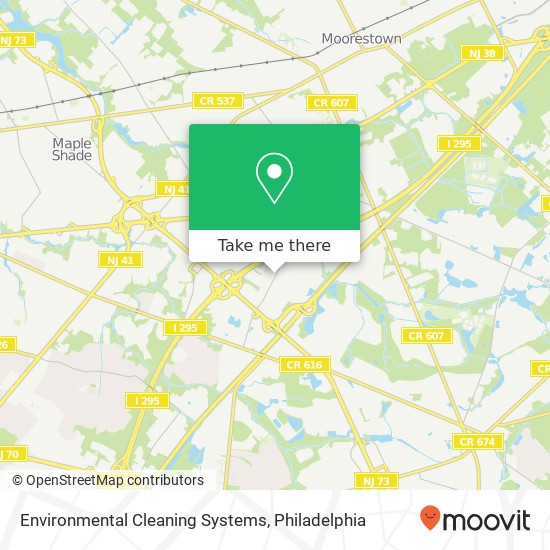 Mapa de Environmental Cleaning Systems