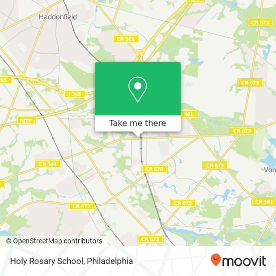 Holy Rosary School map