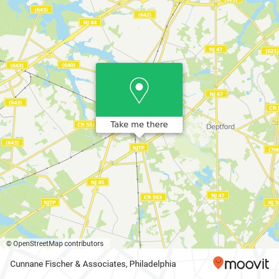 Cunnane Fischer & Associates map