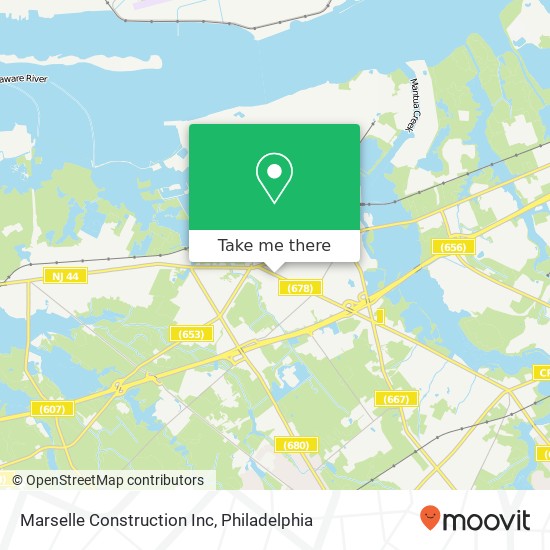 Mapa de Marselle Construction Inc