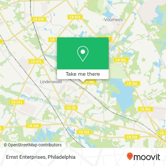 Ernst Enterprises map