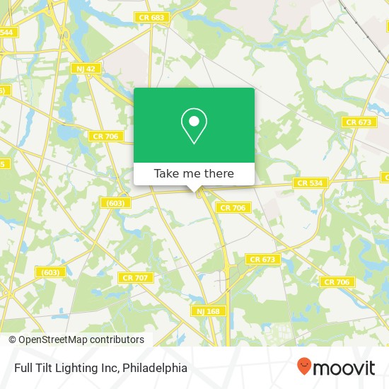 Mapa de Full Tilt Lighting Inc