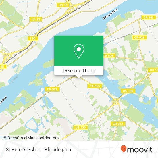 Mapa de St Peter's School