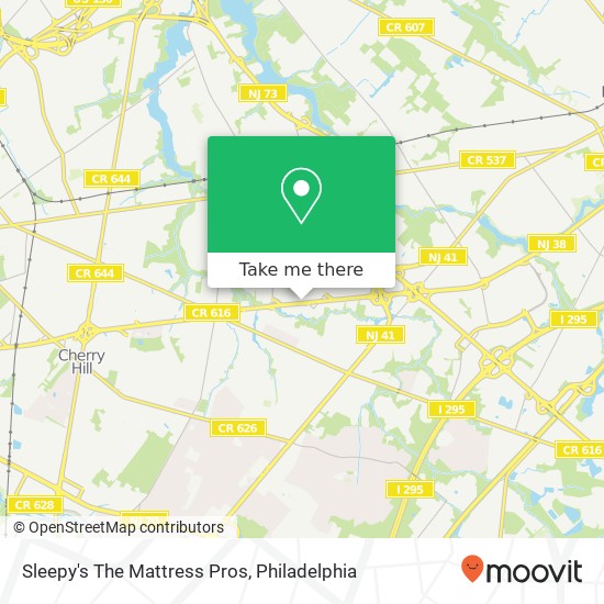 Sleepy's The Mattress Pros map