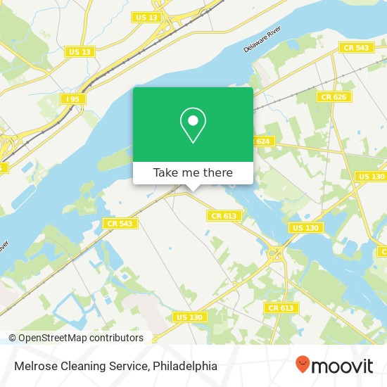 Melrose Cleaning Service map