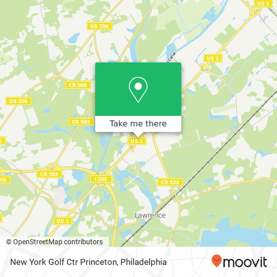 Mapa de New York Golf Ctr Princeton