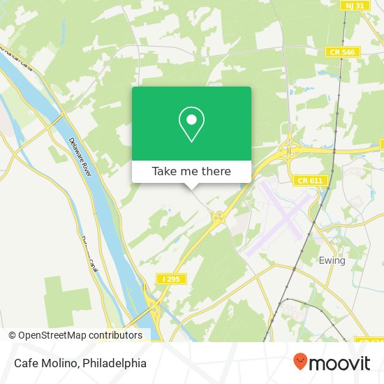 Cafe Molino map