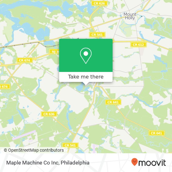 Maple Machine Co Inc map