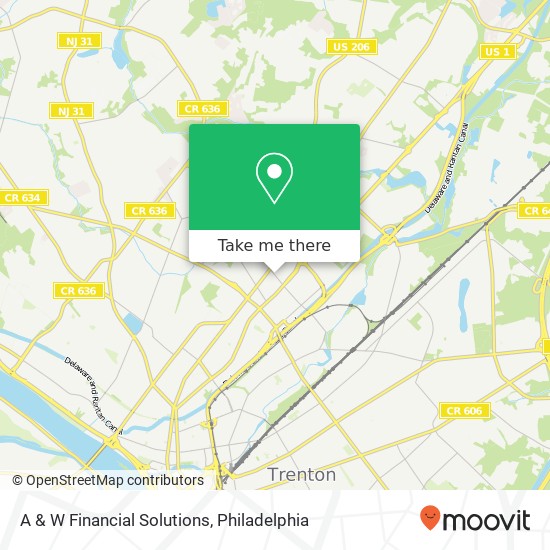 Mapa de A & W Financial Solutions