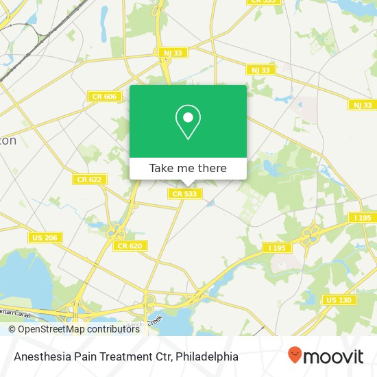 Mapa de Anesthesia Pain Treatment Ctr