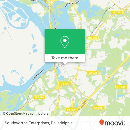 Southworths Enterprises map