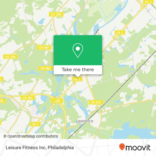Leisure Fitness Inc map