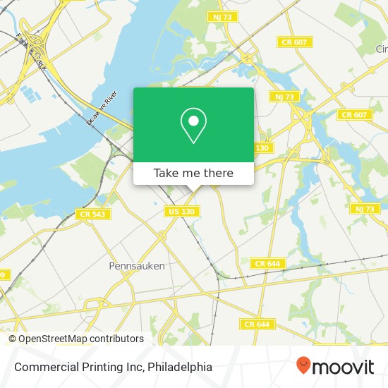 Mapa de Commercial Printing Inc