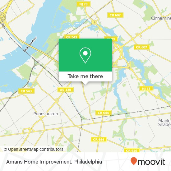 Mapa de Amans Home Improvement