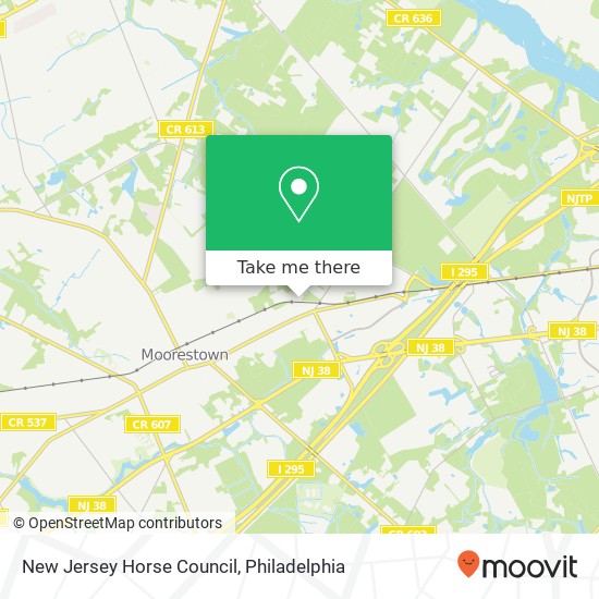 New Jersey Horse Council map