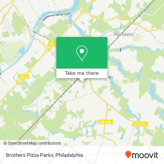 Brothers Pizza Parlor map