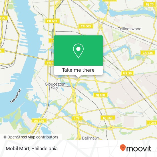 Mapa de Mobil Mart