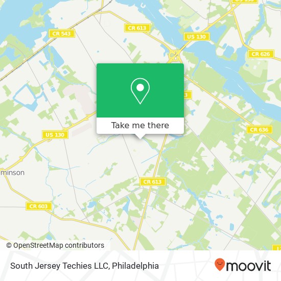 Mapa de South Jersey Techies LLC