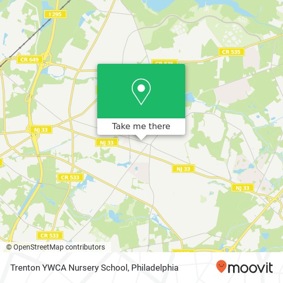 Mapa de Trenton YWCA Nursery School