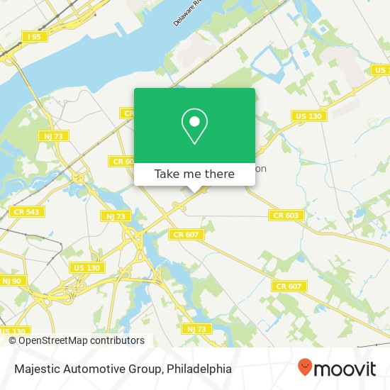 Majestic Automotive Group map