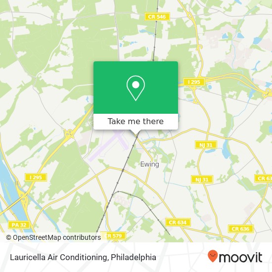 Lauricella Air Conditioning map