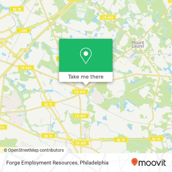 Mapa de Forge Employment Resources