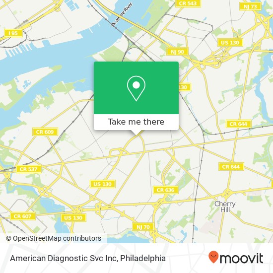 American Diagnostic Svc Inc map