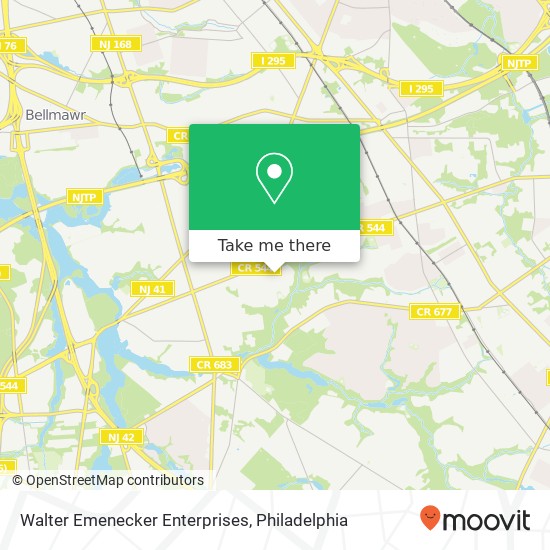 Walter Emenecker Enterprises map