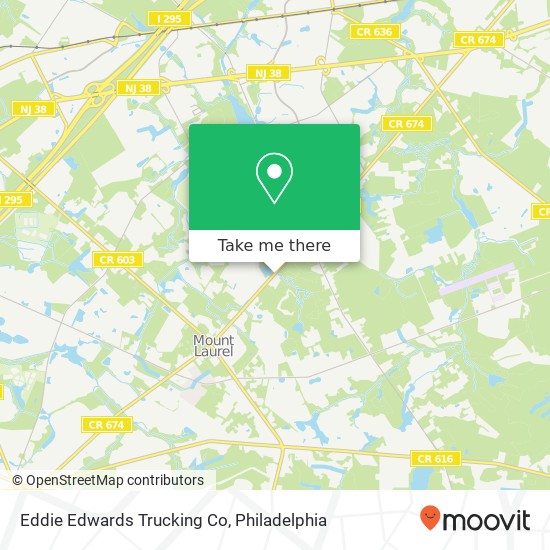 Mapa de Eddie Edwards Trucking Co