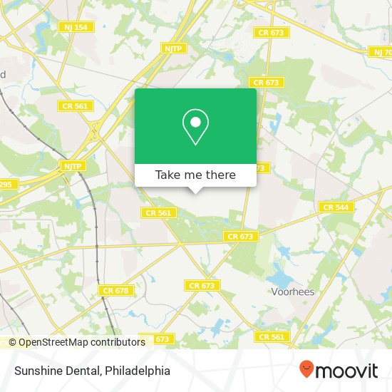 Mapa de Sunshine Dental