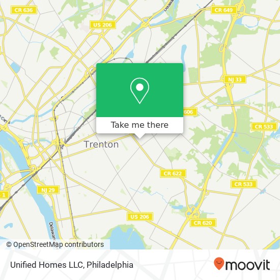 Mapa de Unified Homes LLC