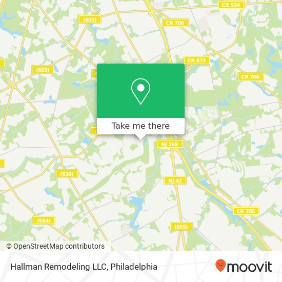 Hallman Remodeling LLC map