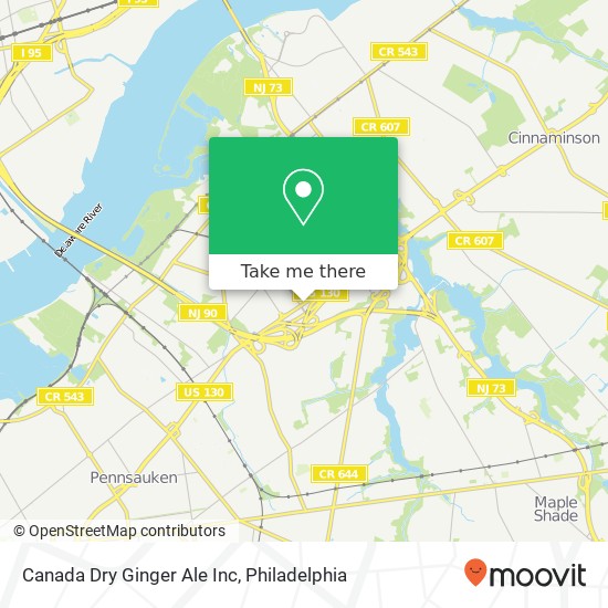 Canada Dry Ginger Ale Inc map