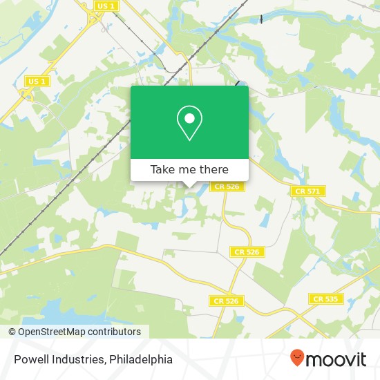 Powell Industries map