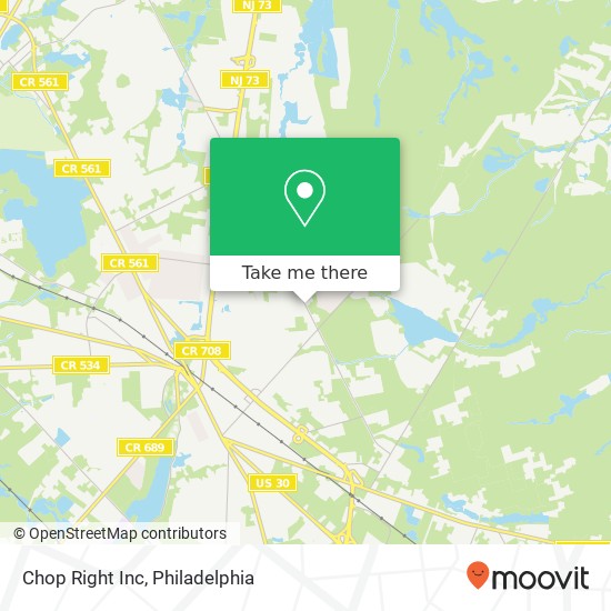 Chop Right Inc map