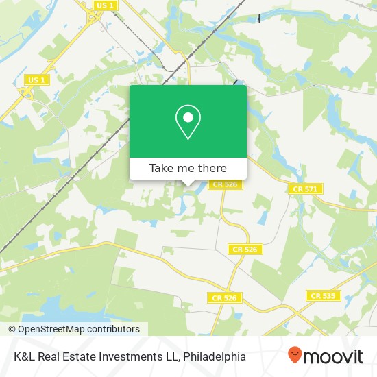 Mapa de K&L Real Estate Investments LL