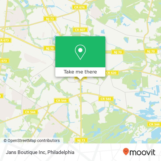 Jans Boutique Inc map