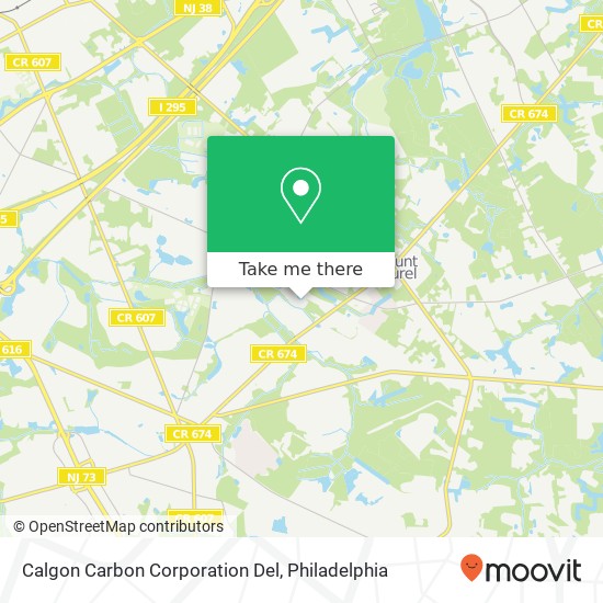 Calgon Carbon Corporation Del map