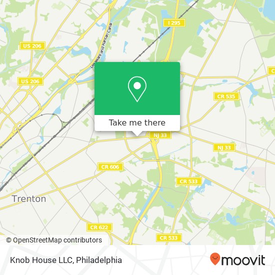 Knob House LLC map