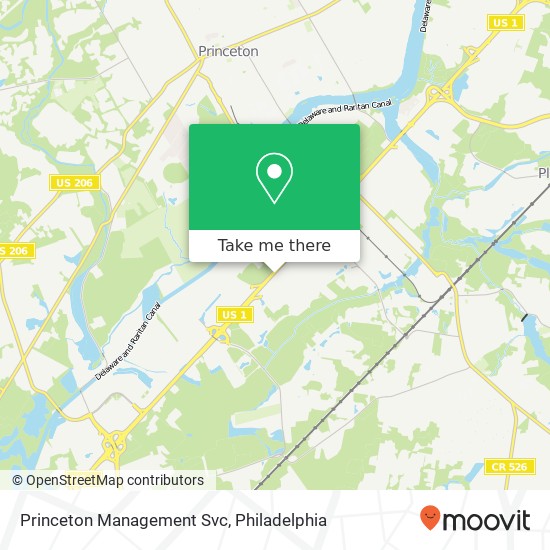 Princeton Management Svc map