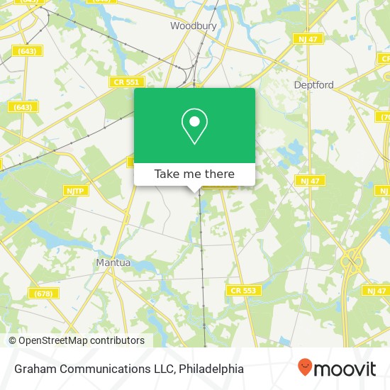 Mapa de Graham Communications LLC