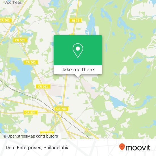 Mapa de Del's Enterprises