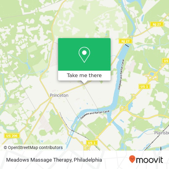 Meadows Massage Therapy map