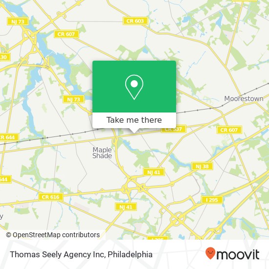 Mapa de Thomas Seely Agency Inc